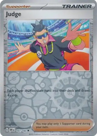 Judge 167/182 (SV10: Destined Rivals)  - Reverse Holofoil
