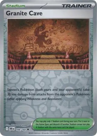 Granite Cave 166/182 (SV10: Destined Rivals)  - Reverse Holofoil