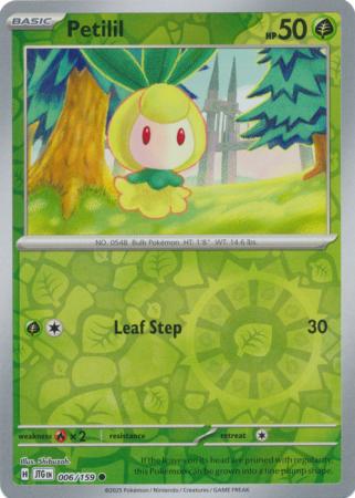 Petilil 006/159 (SV09: Journey Together)  - Reverse Holofoil