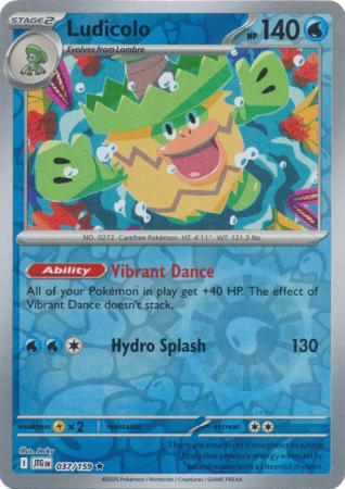 Ludicolo 037/159 (SV09: Journey Together)  - Reverse Holofoil