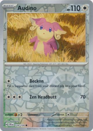 Audino 124/159 (SV09: Journey Together)  - Reverse Holofoil
