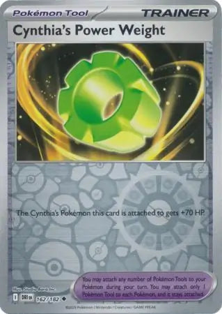 Cynthia's Power Weight 162/182 (SV10: Destined Rivals)  - Reverse Holofoil