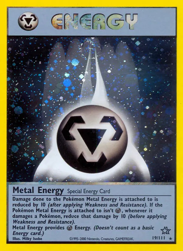 Metal Energy 019/111 (Neo Genesis)  - Unlimited Holofoil