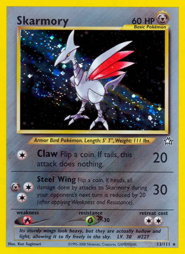 Skarmory 013/111 (Neo Genesis)  - Unlimited Holofoil