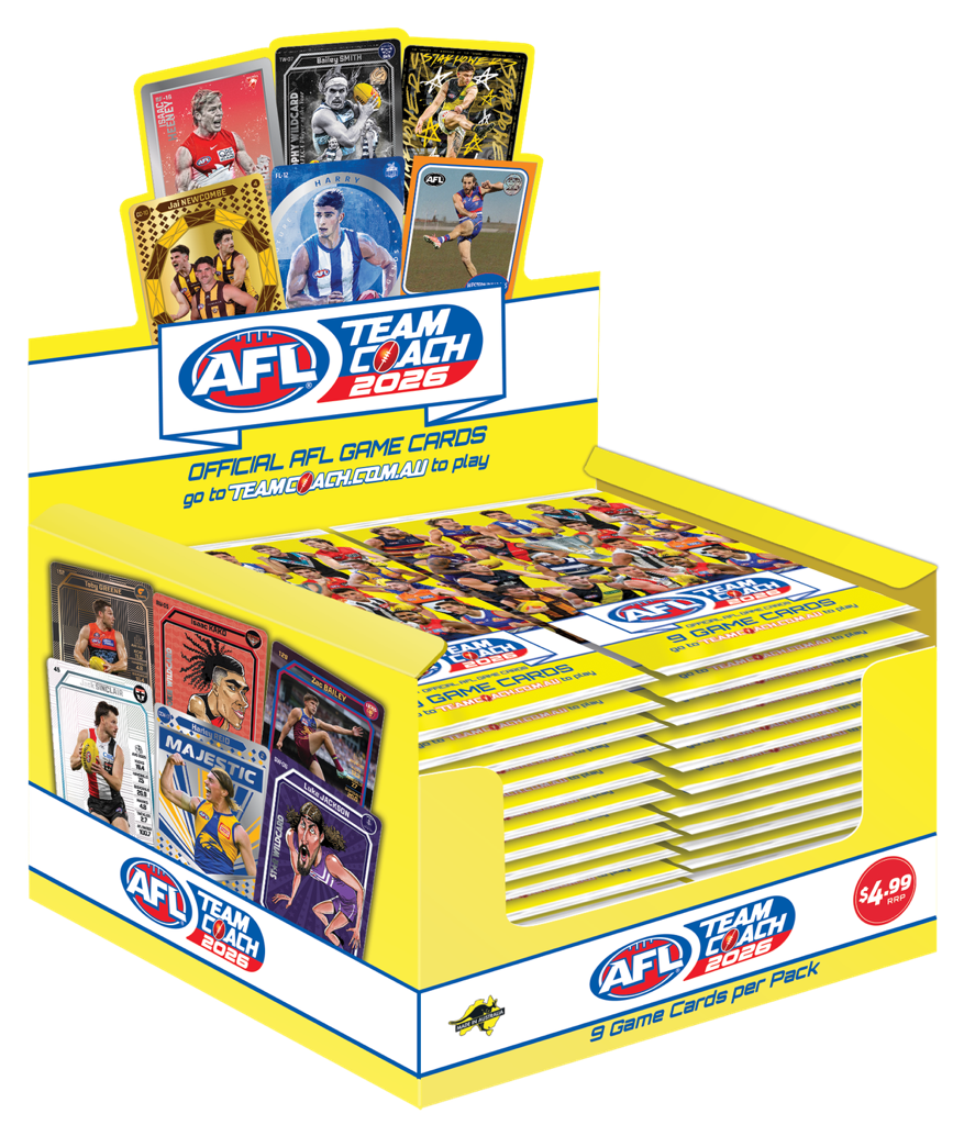 AFL 2026 Team Coach Trading Card Pack
