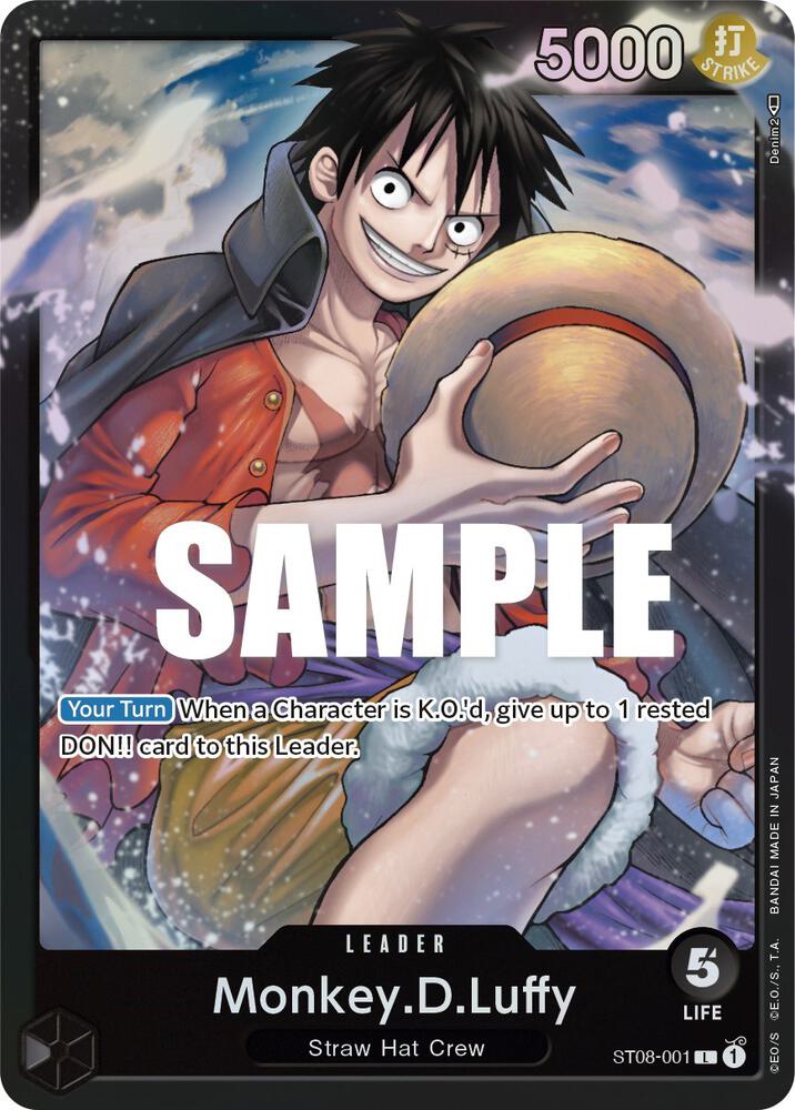 Monkey.D.Luffy ST08-001 (Starter Deck 8: Monkey.D.Luffy)  - Foil