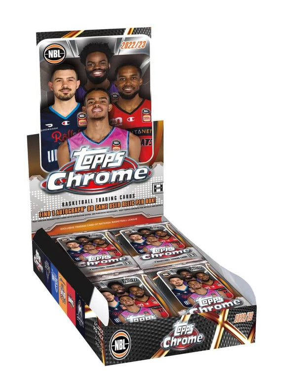 TOPPS Chrome 2022-2023 NBL Basketball Cards Box