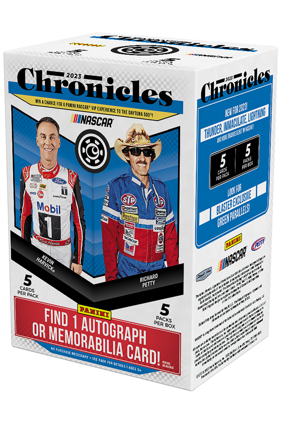 2023 Panini Chronicles Racing 5-Pack Blaster Box