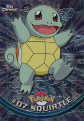 Squirtle #7 Pokemon 2000 Topps Chrome (No Tekno Holo Error) (B)