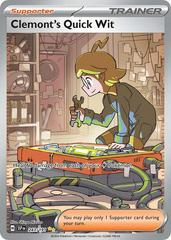 Clemont's Quick Wit #243 Pokemon Surging Sparks (B)