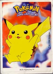 Pikachu #25 Pokemon 2000 Dunkin Boomer