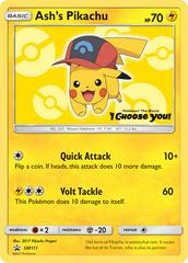 Ash's Pikachu #SM111 Pokemon Promo (B)