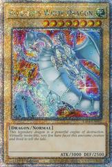 Blue-Eyes White Dragon RA04-EN002 (STAMPED 25th) YuGiOh Quarter Century Stampede (B)