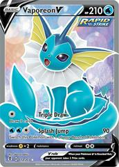 Vaporeon V #172 Pokemon Evolving Skies (B)