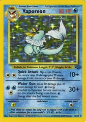 Vaporeon #12 Pokemon Jungle PSA 6 (B)