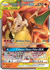 Charizard & Braixen GX #22 Pokemon Cosmic Eclipse (B)