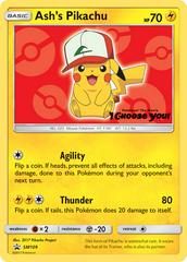 PSA 10 (cert #60671623) 2017 POKEMON SM BLACK STAR PROMO #SM109 ASH'S PIKACHU PROMO-I CHOOSE YOU! (B)
