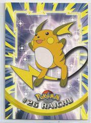 Raichu #26 Pokemon 1999 Topps TV