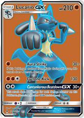 Lucario GX #122 Pokemon Forbidden Light (B)