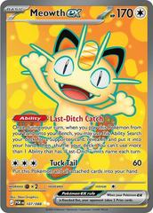 Meowth ex #107 Pokemon Perfect Order (B)