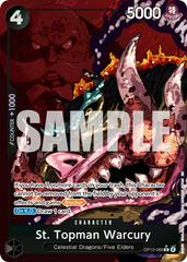 St. Topman Warcury [Alternate Art] OP13-089 One Piece Carrying on His Will (B)