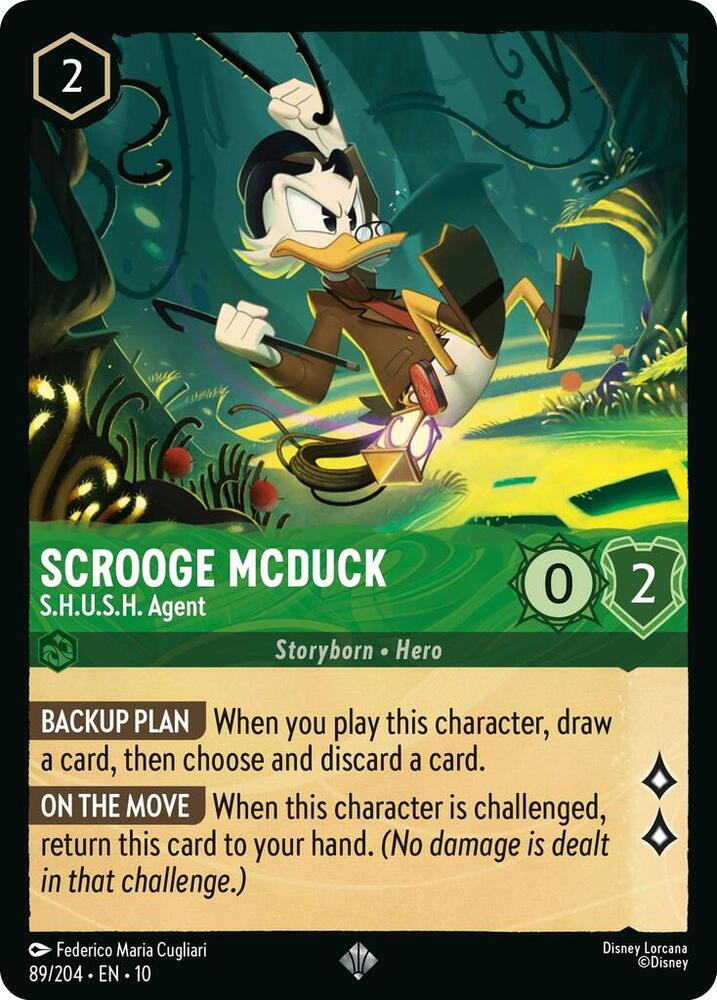 Scrooge McDuck, S.H.U.S.H. Agent 89/204 (Whispers in the Well) 
