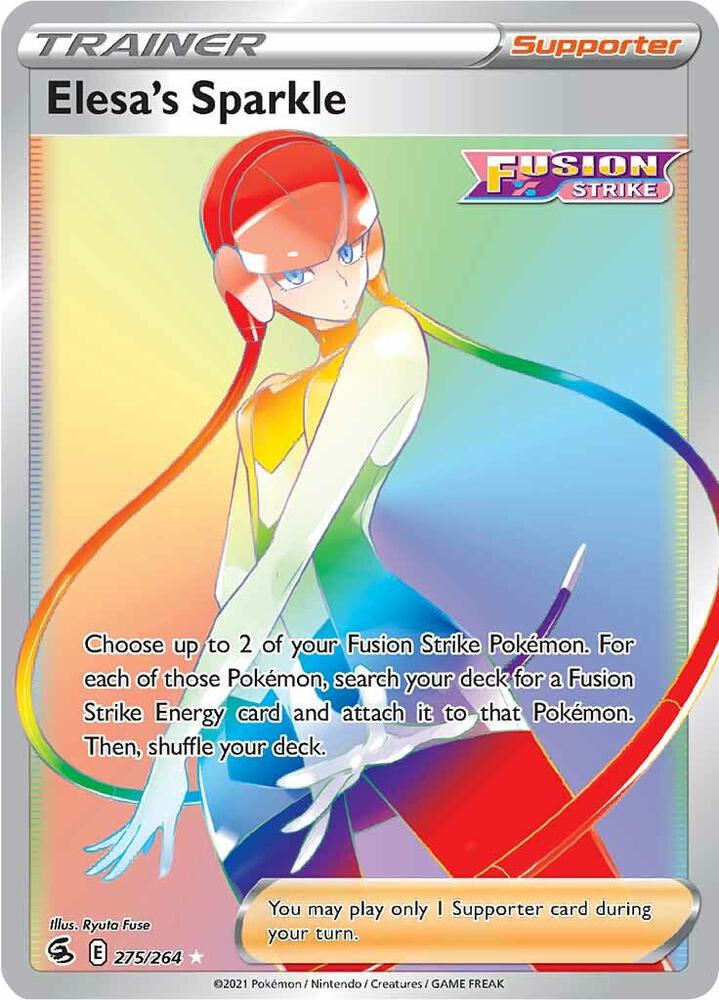 Elesa's Sparkle Secret 275/264 (SWSH08: Fusion Strike)  - Holofoil