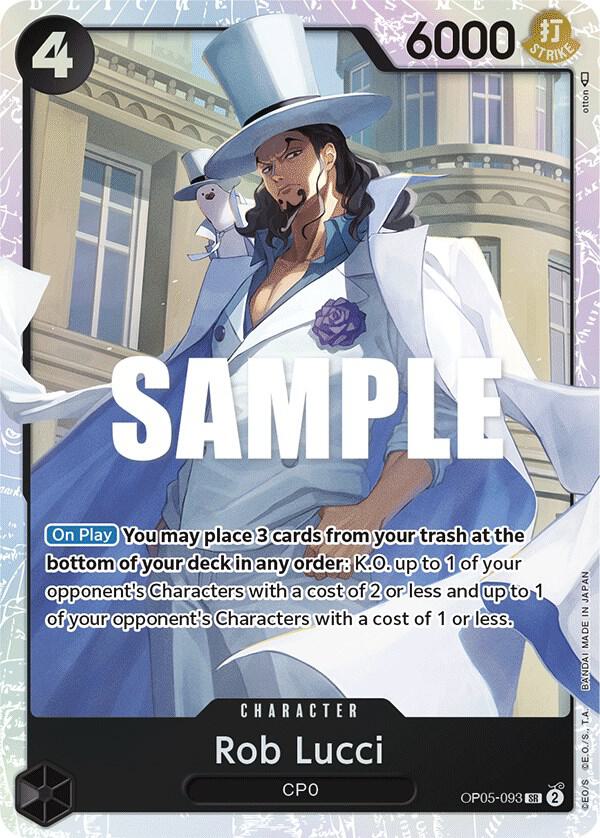 Rob Lucci OP05-093 (Awakening of the New Era)  - Foil