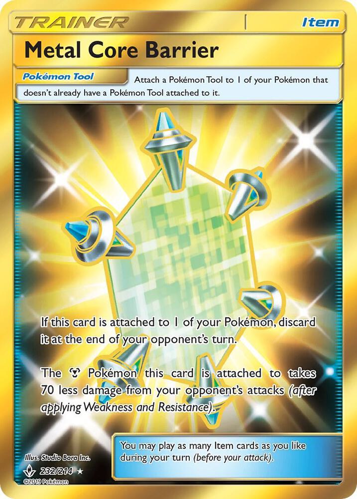 Metal Core Barrier 232/214 (SM - Unbroken Bonds)  - Holofoil