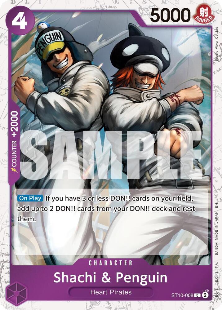 Shachi & Penguin ST10-008 (Premium Booster -The Best- Vol. 2)  - Pirate Foil