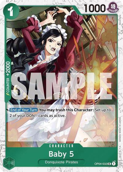 Baby 5 OP04-032 (Premium Booster -The Best-)  - Jolly Roger Foil
