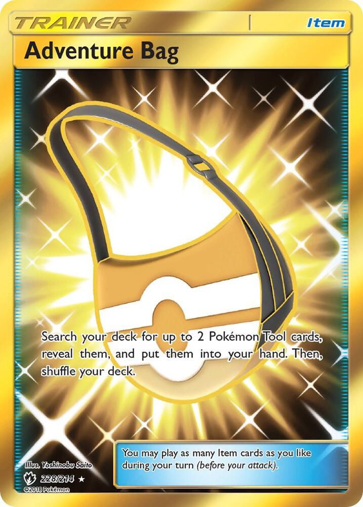 Adventure Bag 228/214 (SM - Lost Thunder)  - Holofoil