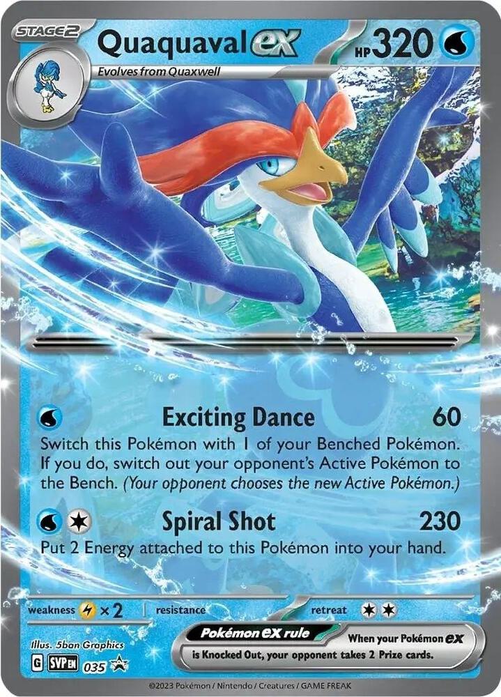 Quaquaval ex 035 (SV: Scarlet & Violet Promo Cards)  - Holofoil