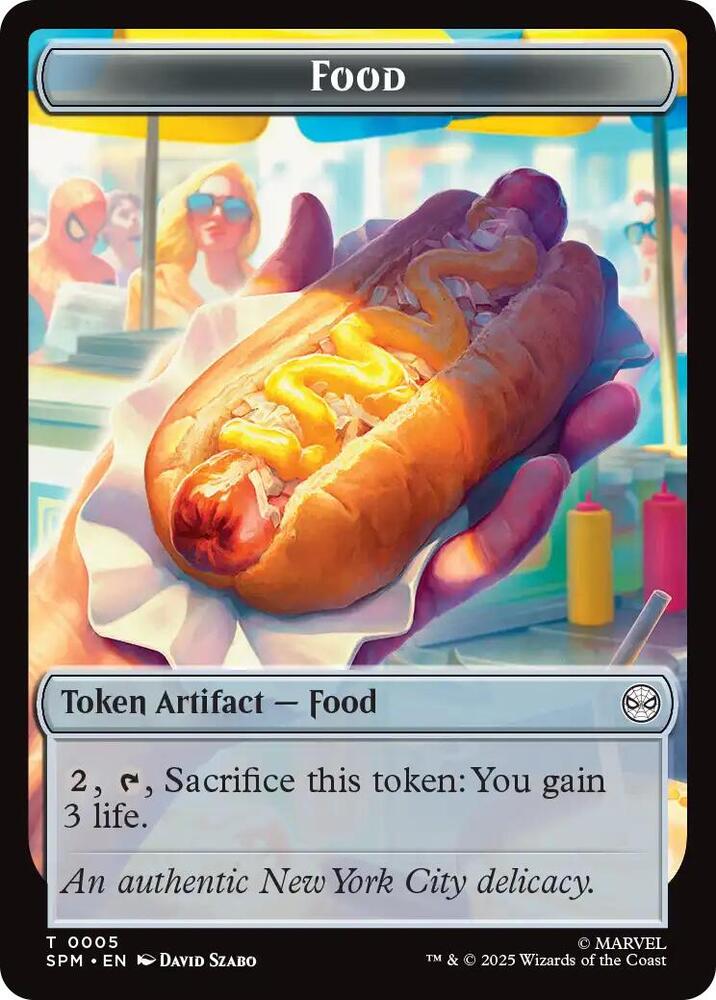 Food Robot Double Sided Token 5 // 6 (Marvel's Spider-Man)  - Foil