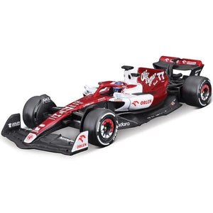 1:43 2022 F1 Alfa Romeo C42 #77 Bottas with Driver