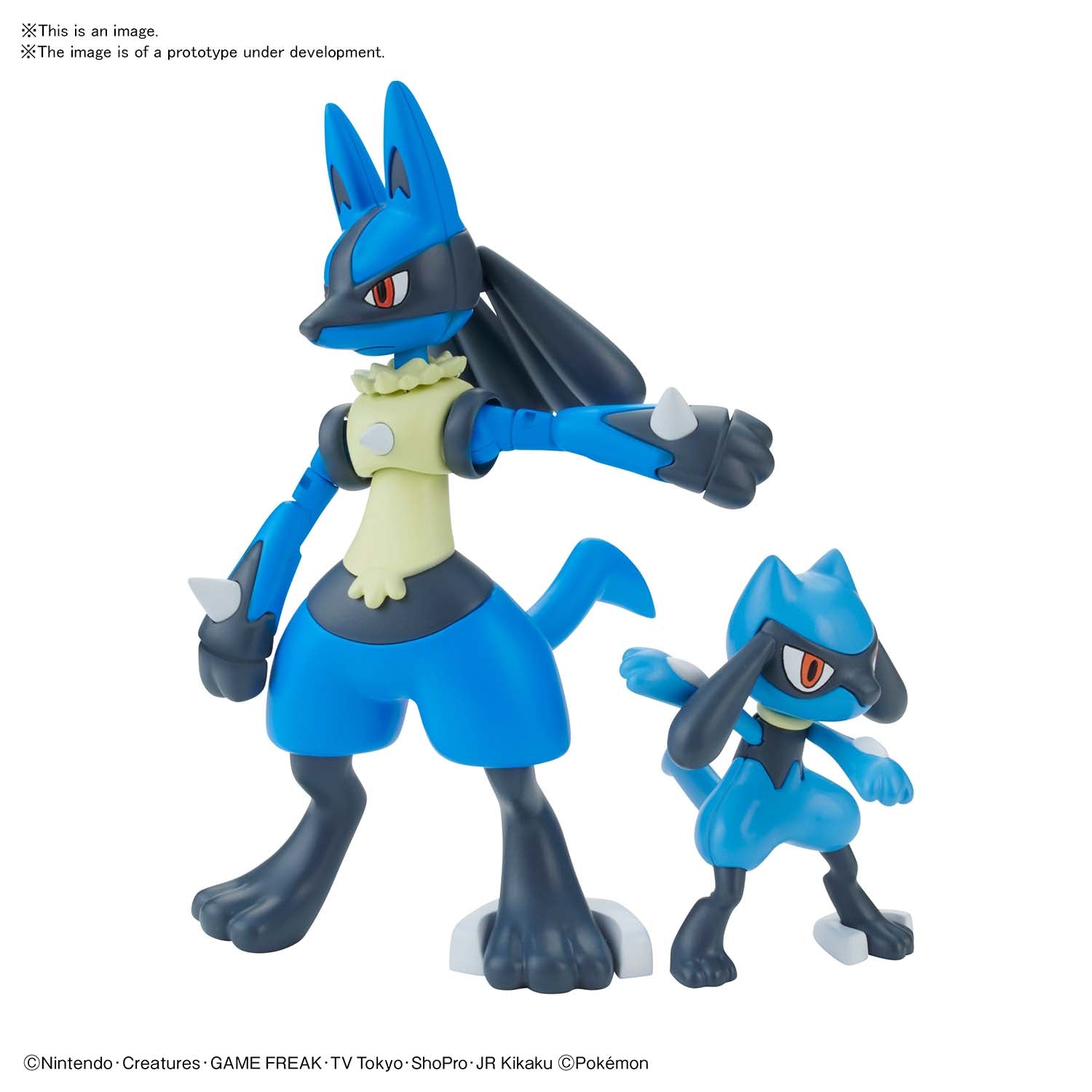 POKEMON - MODEL KIT RIOLU & LUCARIO
