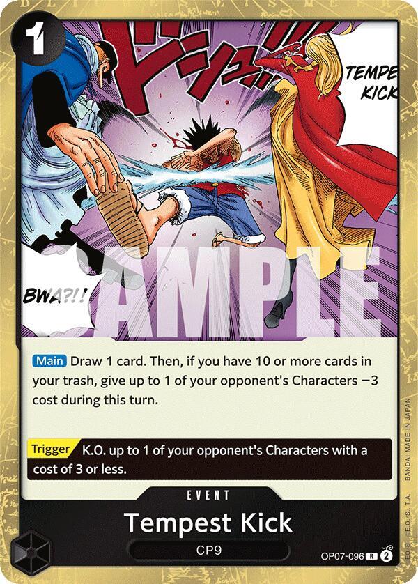 Tempest Kick OP07-096 (500 Years in the Future)  - Foil