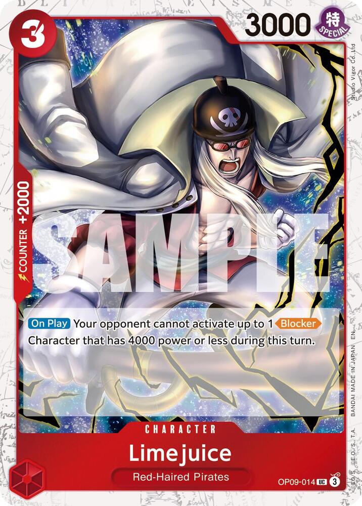 Limejuice OP09-014 (Premium Booster -The Best- Vol. 2)  - Pirate Foil