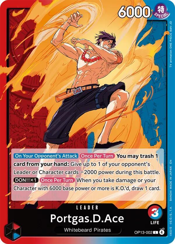 Portgas.D.Ace OP13-002 (Carrying On His Will) 