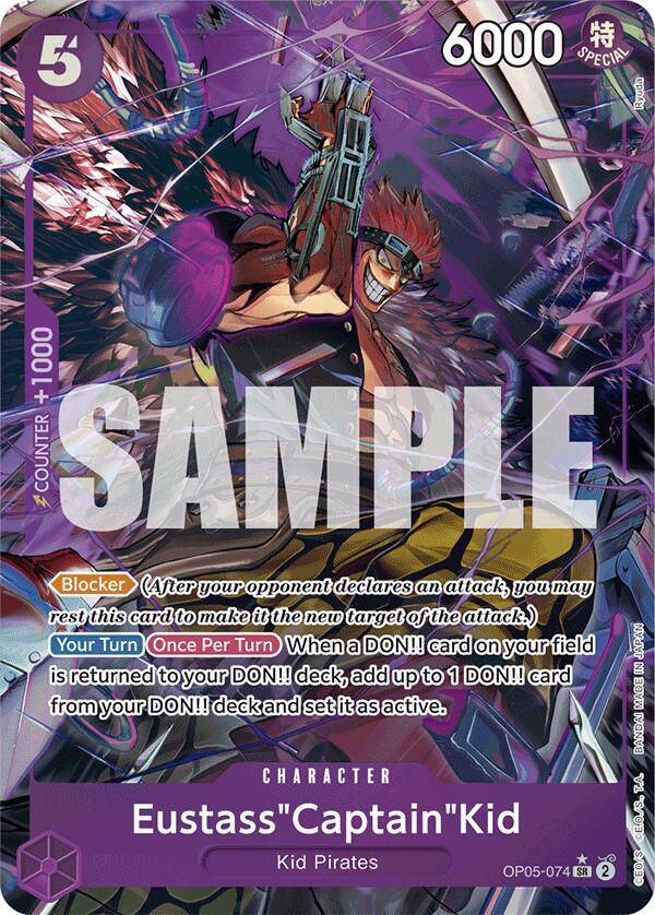 Eustass"Captain"Kid OP05-074 (Premium Booster -The Best-)  - Alternate Art Foil