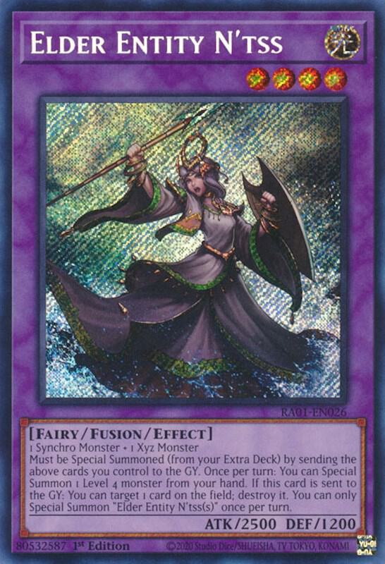 Elder Entity Ntss Secret Rare RA01-EN026 (25th Anniversary Rarity Collection)  - 1st Edition