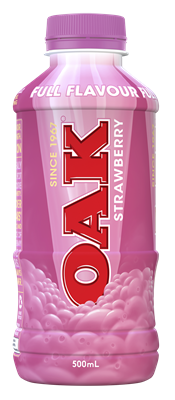 Oak Strawberry Flavoured Milk | 500mL
