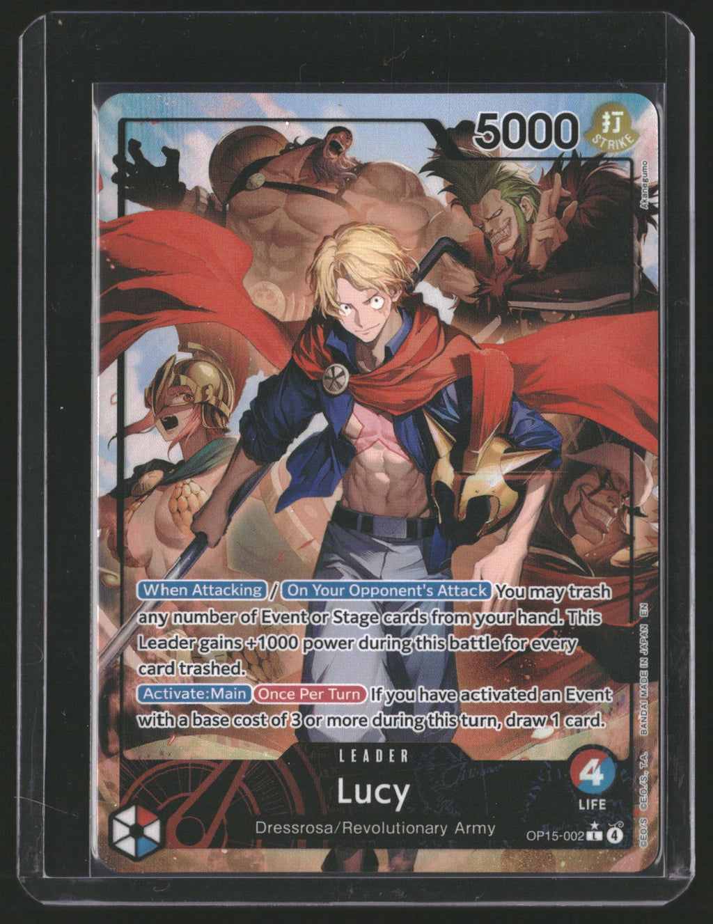 Lucy (Alternate Art) #OP15-002 Adventure on Kami's Island