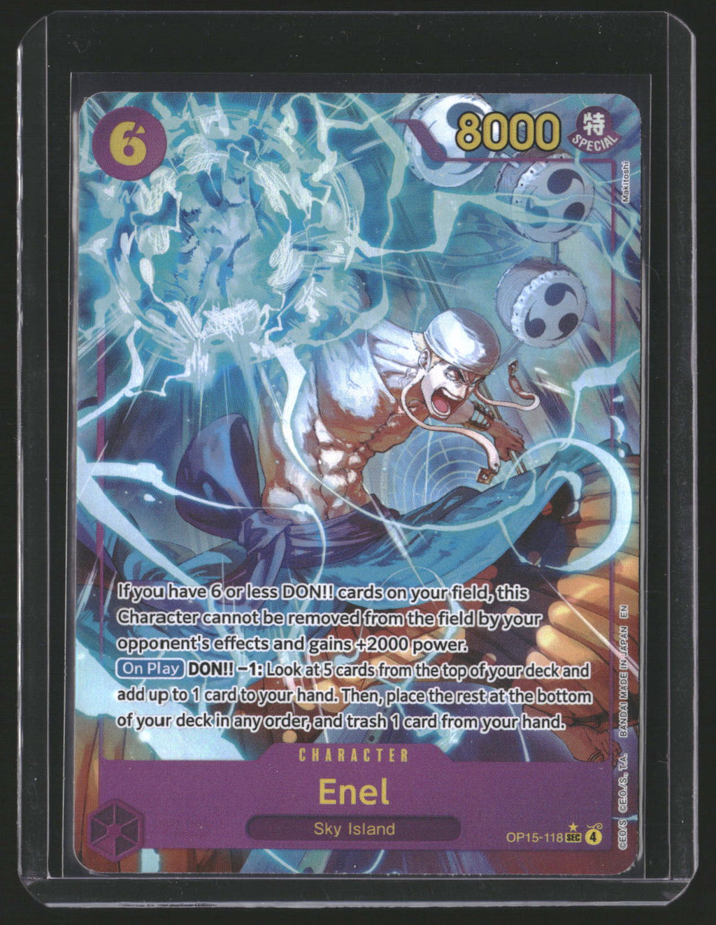 Enel (OP15-118) (Alternate Art) #OP15-118 Secret Rare Adventure on Kami's Island