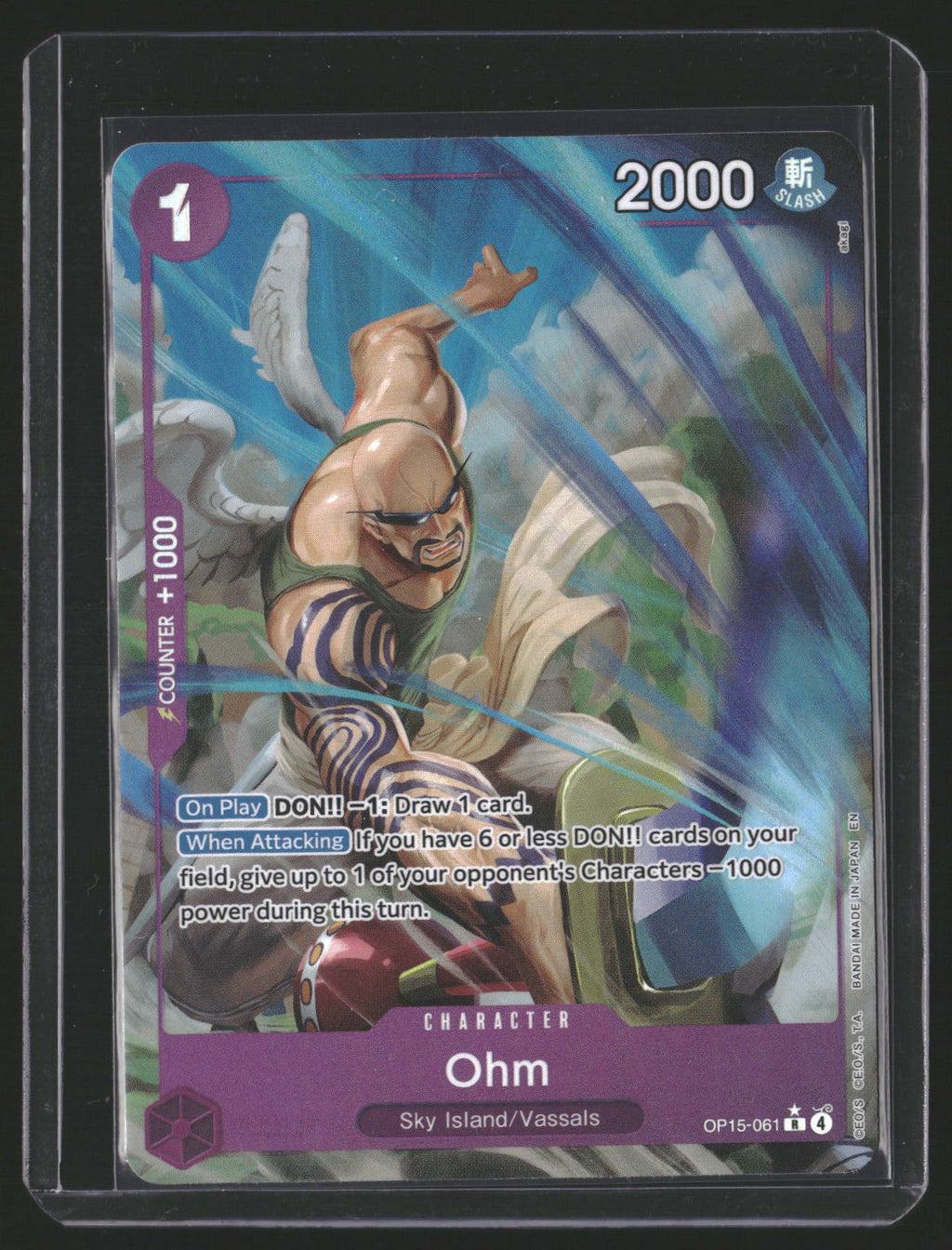 Ohm (Alternate Art) #OP15-061 Rare Adventure on Kami's Island