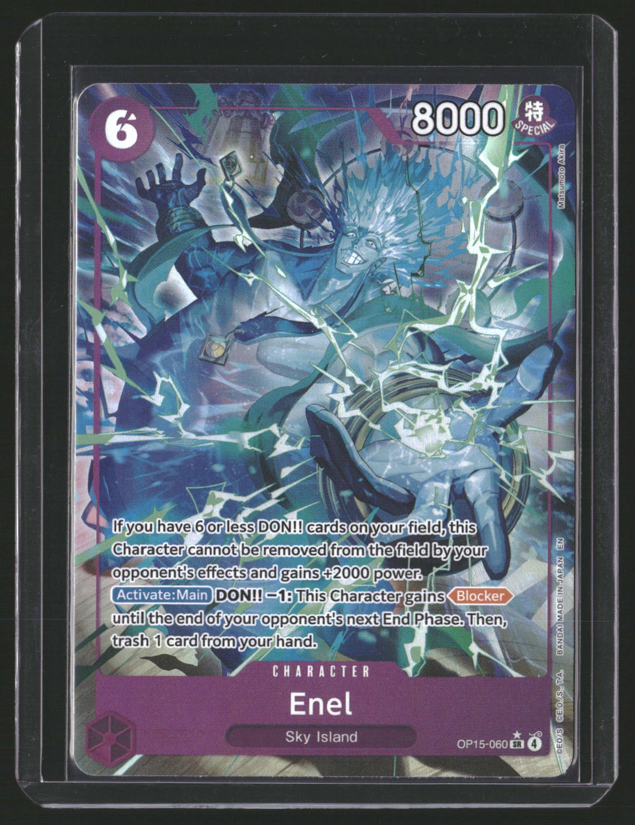 Enel (OP15-060) (Alternate Art) #OP15-060 Super Rare Adventure on Kami's Island