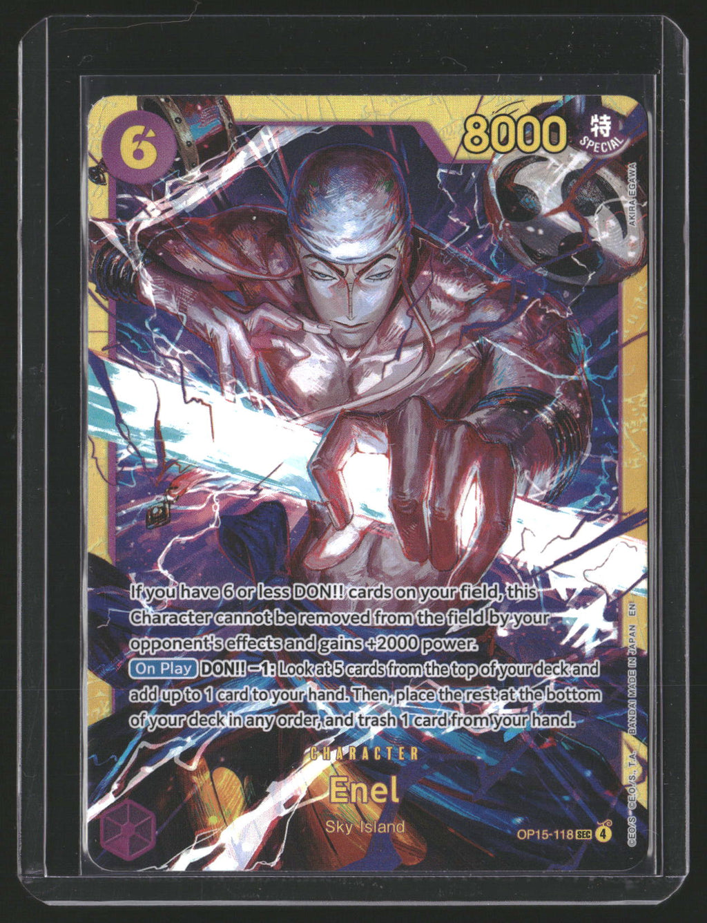 Enel (OP15-118) #OP15-118 Secret Rare Adventure on Kami's Island