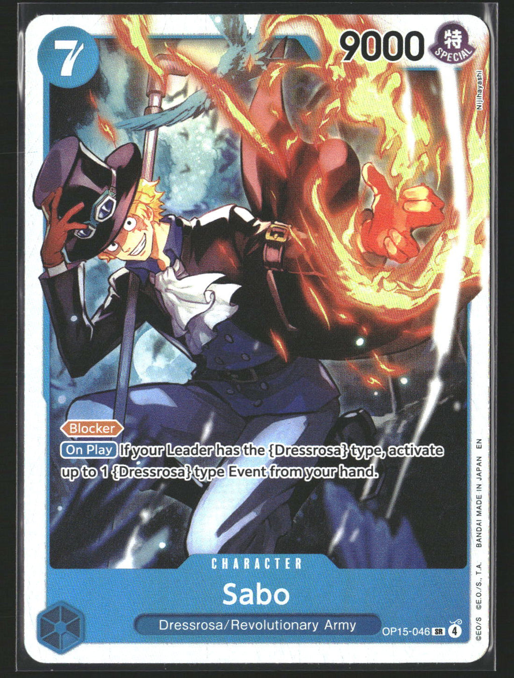 Sabo #OP15-046 Super Rare Adventure on Kami's Island