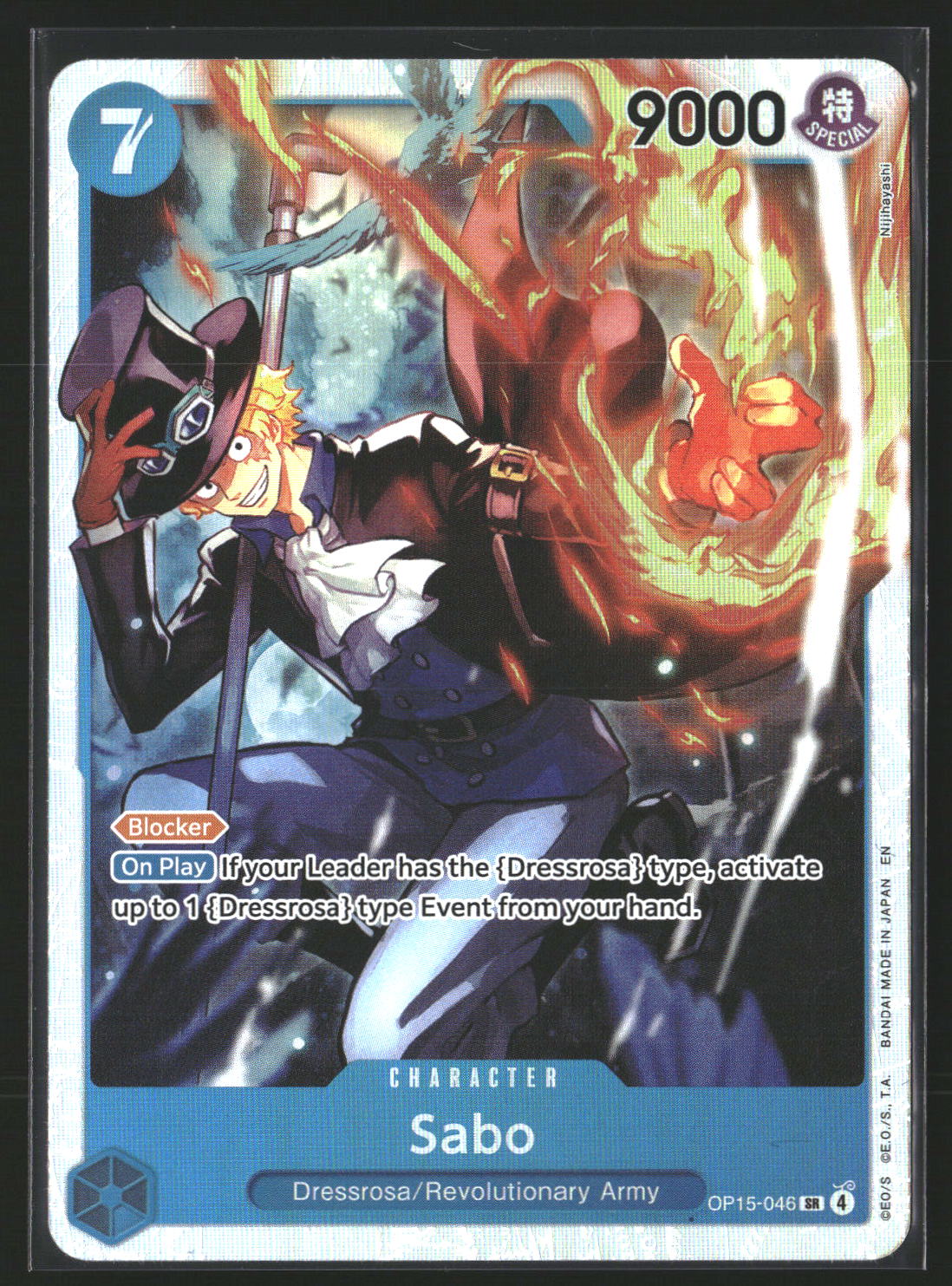 Sabo #OP15-046 Super Rare Adventure on Kami's Island