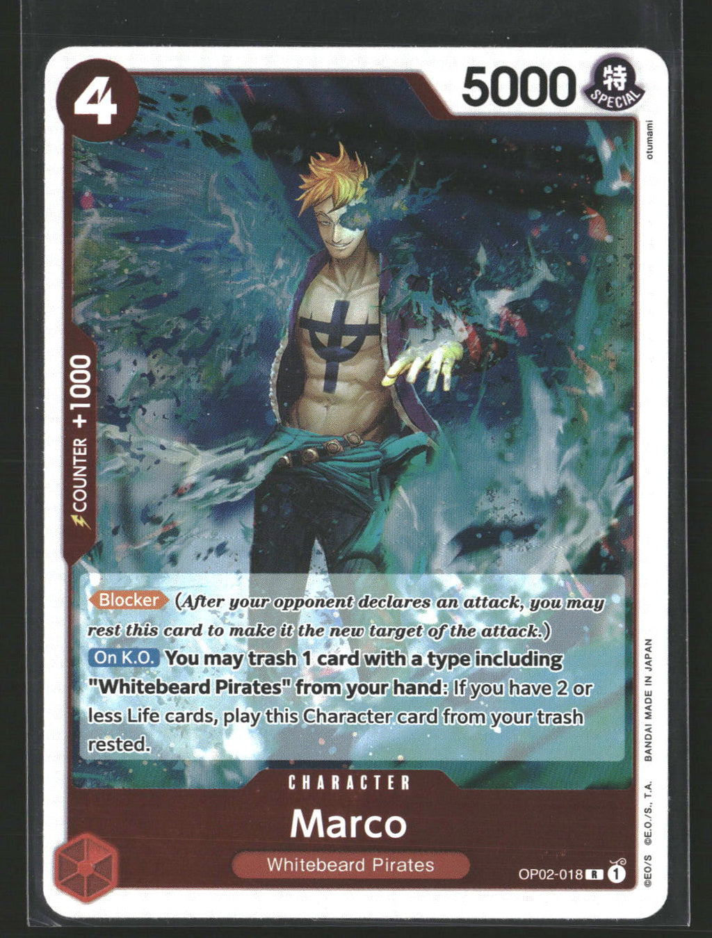 Marco (Reprint) #OP02-018 Rare Premium Booster -The Best-